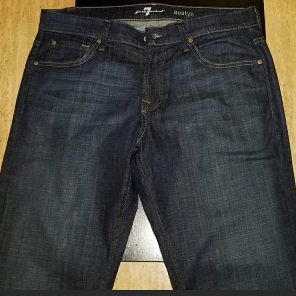 7 For All Mankind Austyn Los Angeles Dark Jeans - Picture 2 of 6